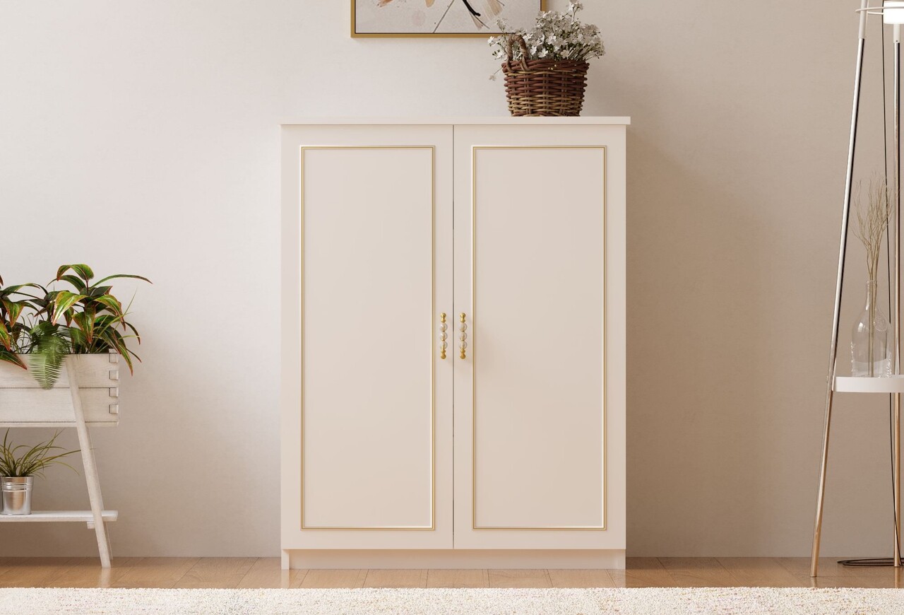 Pantofar, Hanah Home, Rb-086, 70x100x35 cm, Alb mat - imagine 7